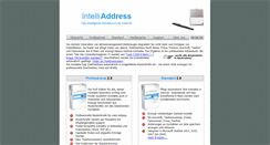 Desktop Screenshot of intelliaddress.com